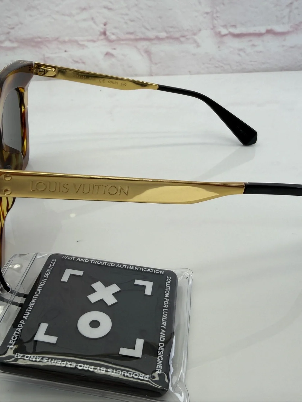 Louis Vuitton 1.1 Millionaires Sunglasses Z1436W Brown/Gold Tone